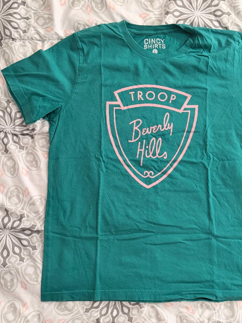 TROOP BEVERLY HILLS Cincy Shirts Large Kelly Green Unisex